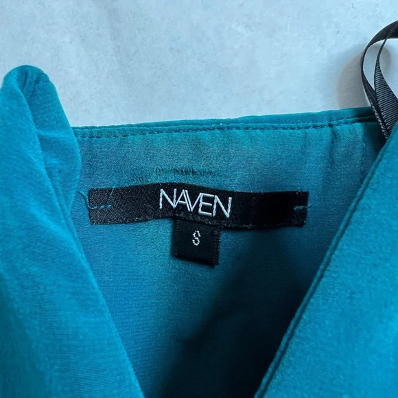 Naven Womens 100% Silk Strapless Sweetheart Mini Sheath Dress Green Size S - Picture 8 of 8